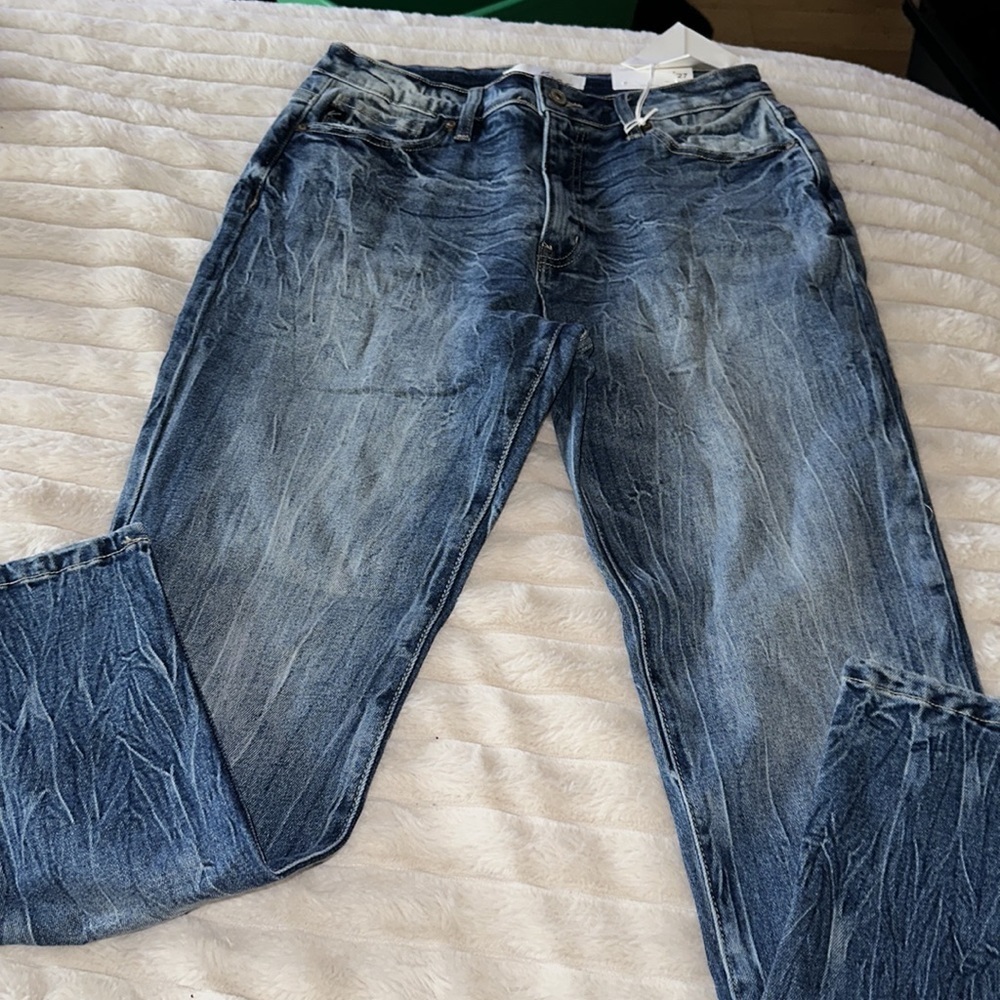 7/27 relaxed fit Kancan non-distressed jeans - Picture 4 of 10